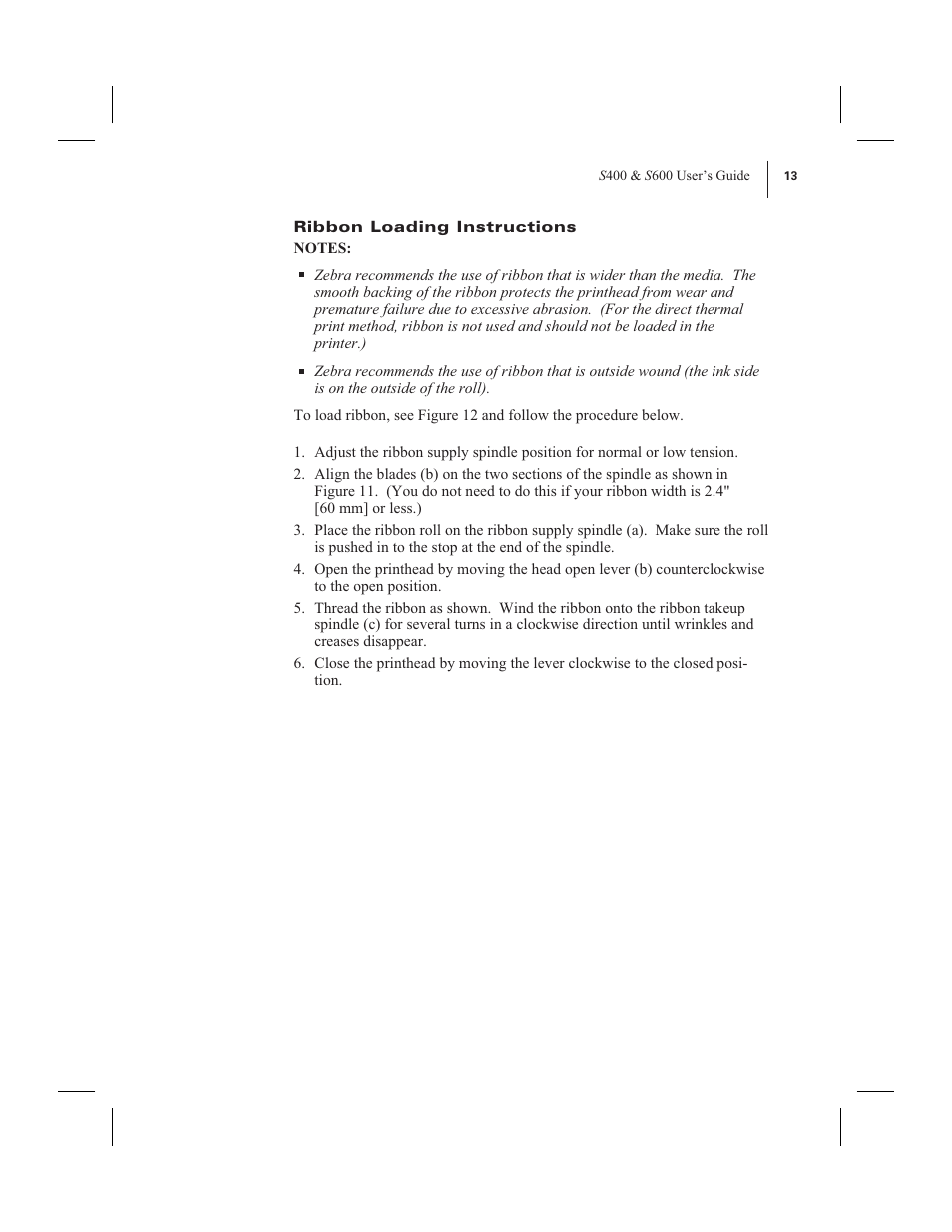 Zebra Technologies 600 User Manual | Page 21 / 78