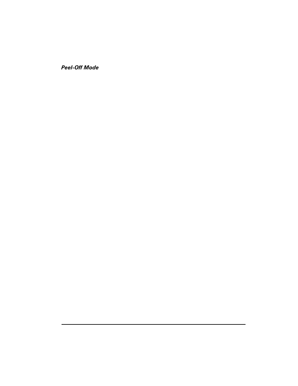 Peel-off mode | Zebra Technologies S400 User Manual | Page 19 / 94