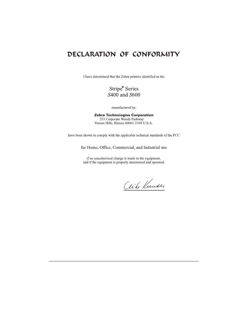 Zebra Technologies S400 User Manual | Page 3 / 94