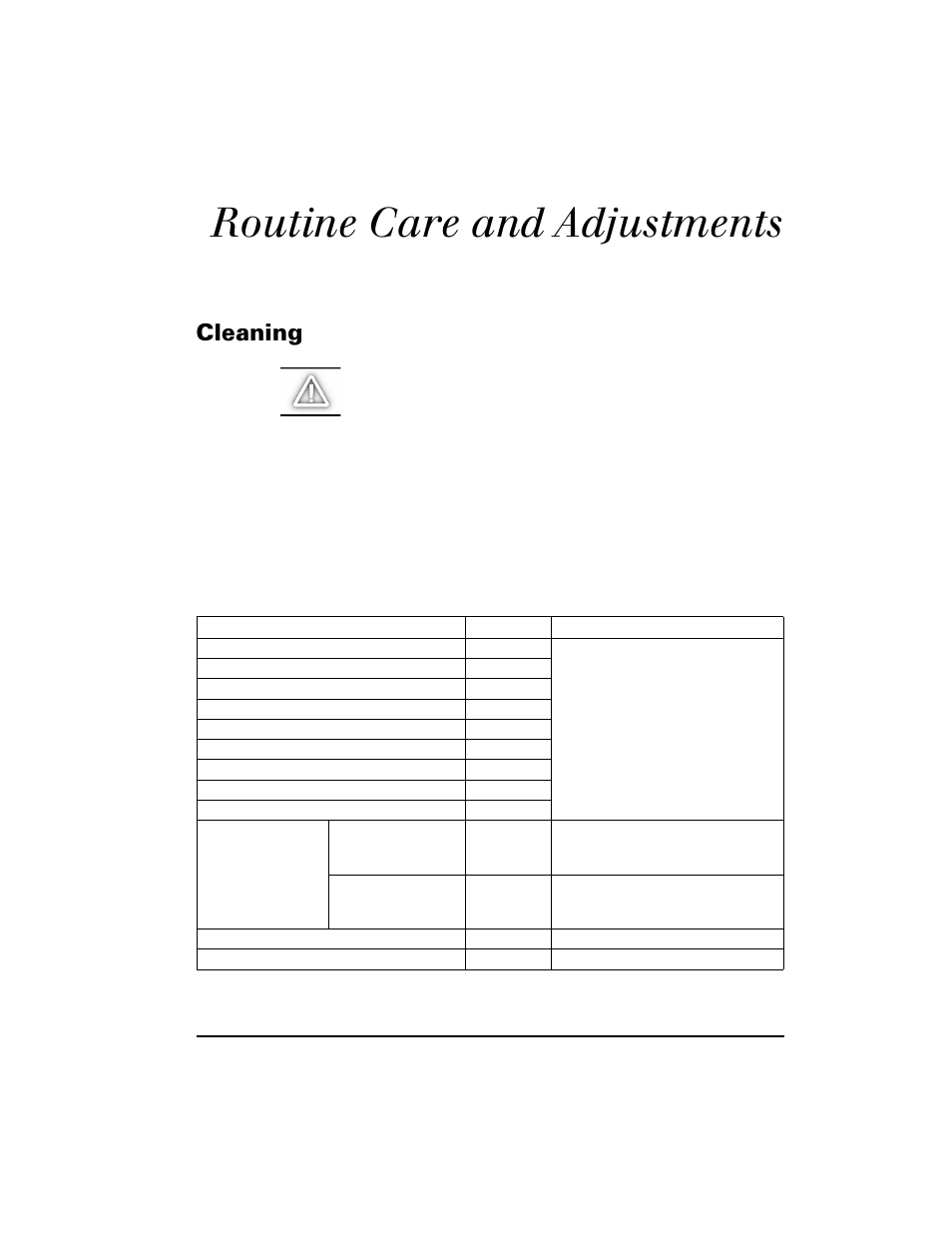 Routine care and adjustments, Cleaning, Øïlí aãlíací cøæïlïæ | Ohdqlqj | Zebra Technologies S400 User Manual | Page 35 / 94