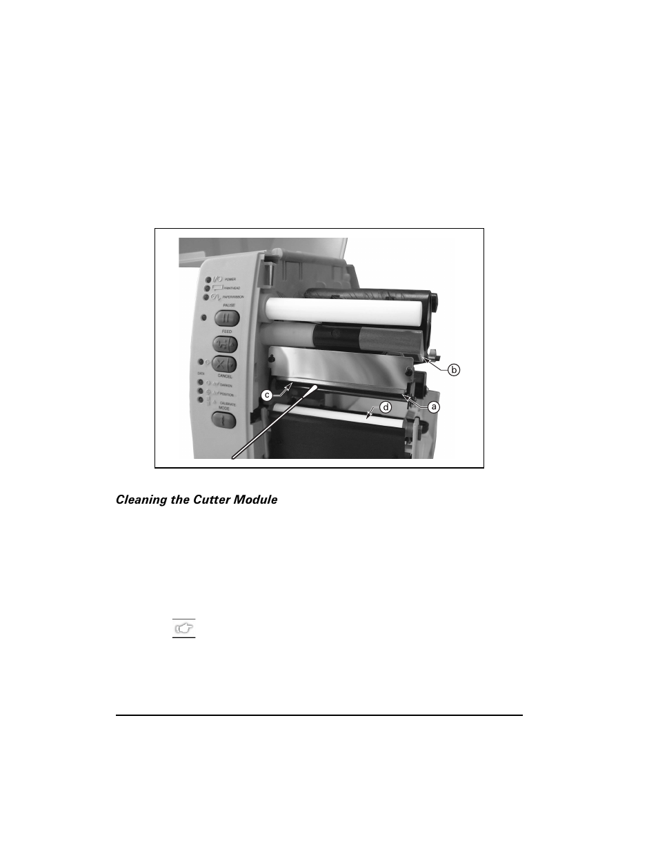 Cleaning the cutter module | Zebra Technologies S400 User Manual | Page 38 / 94