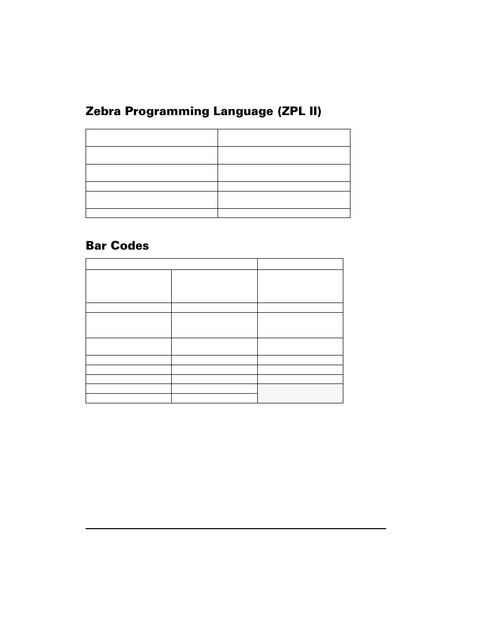 Zebra programming language (zpl ii), Bar codes, Heud 3urjudpplqj /dqjxdjh =3/ ,, %du &rghv | Zebra Technologies S400 User Manual | Page 72 / 94