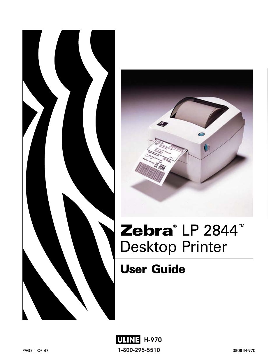 Zebra Technologies 2844 Printer User Manual | 47 pages