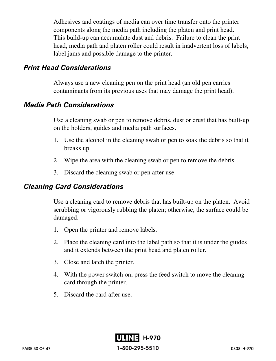 Zebra Technologies 2844 Printer User Manual | Page 30 / 47