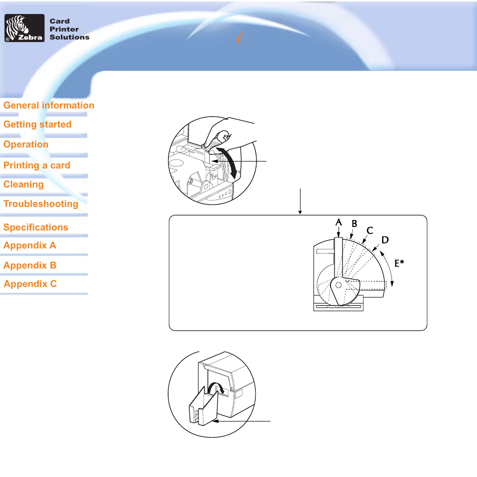 P310 i plastic card printer | Zebra Technologies P310i User Manual | Page 17 / 43