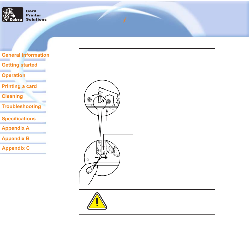 P310 i plastic card printer | Zebra Technologies P310i User Manual | Page 26 / 43