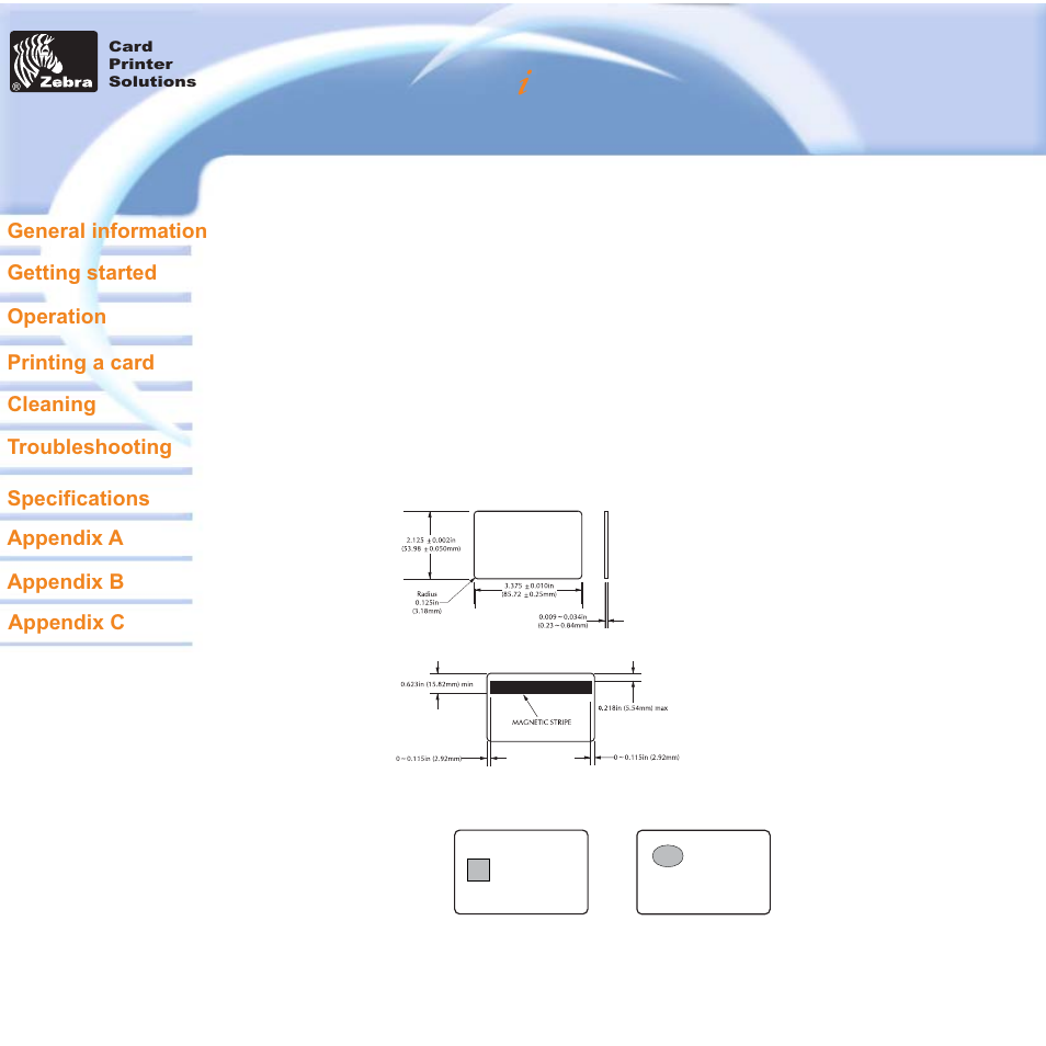 P310 i plastic card printer | Zebra Technologies P310i User Manual | Page 33 / 43