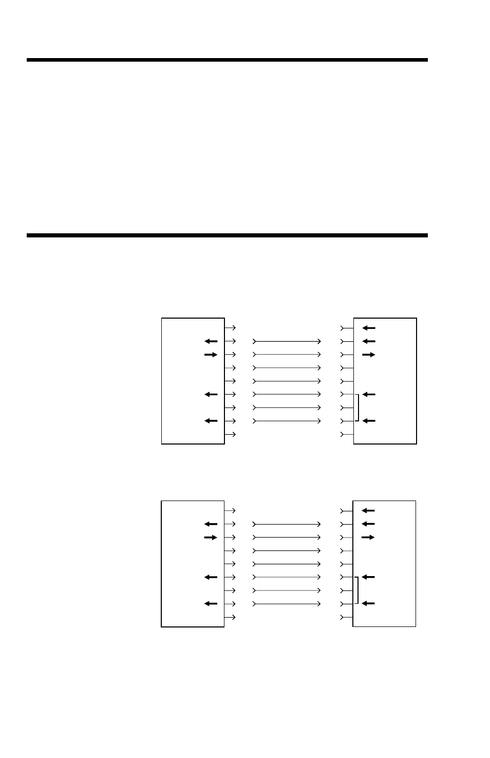 Rs-232 se rial in ter face ca ble wiring 24, Serial interface communication configuration, Rs-232 serial interface cable wiring | Printer host | Zebra Technologies 2742 User Manual | Page 28 / 30