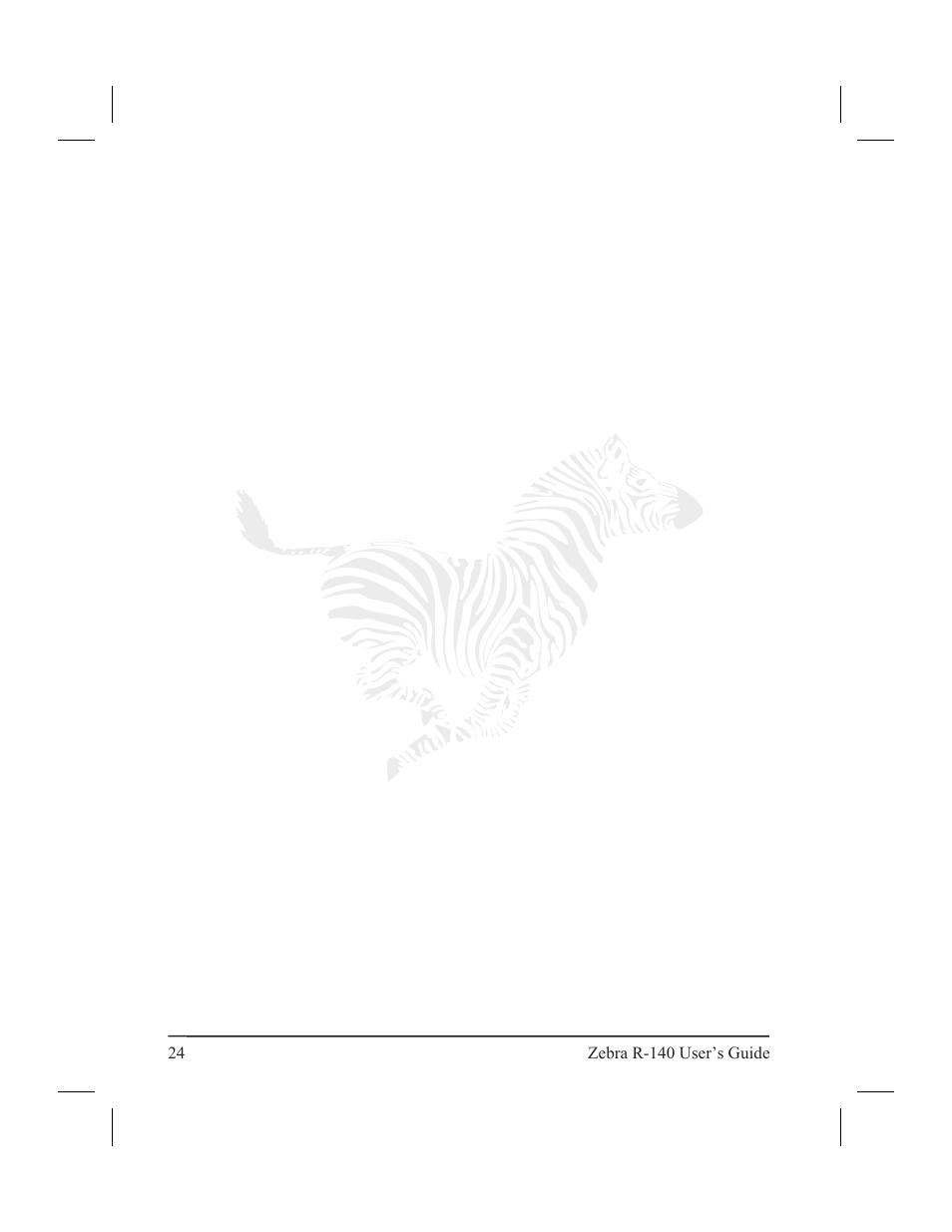 Printing a test label 23, Test la bel, print ing 23 | Zebra Technologies R-140 User Manual | Page 33 / 126