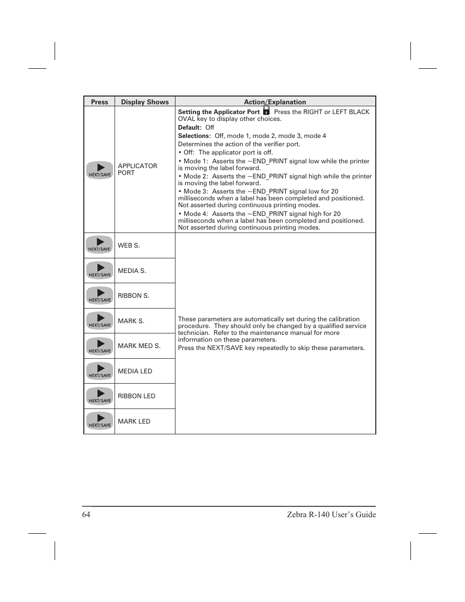 Zebra Technologies R-140 User Manual | Page 73 / 126