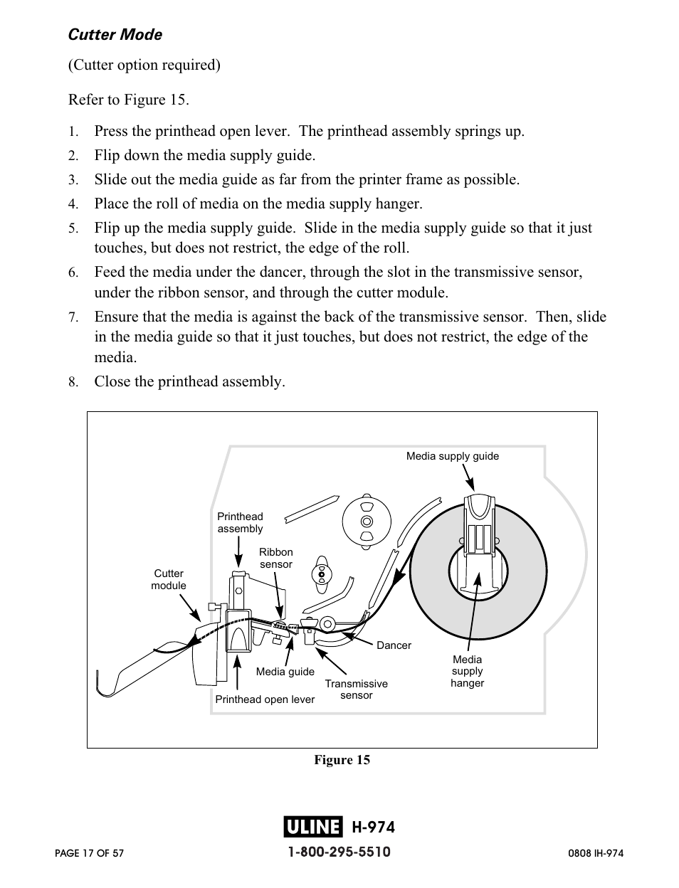 Zebra Technologies ZEBRA Z4M H-974 User Manual | Page 17 / 57