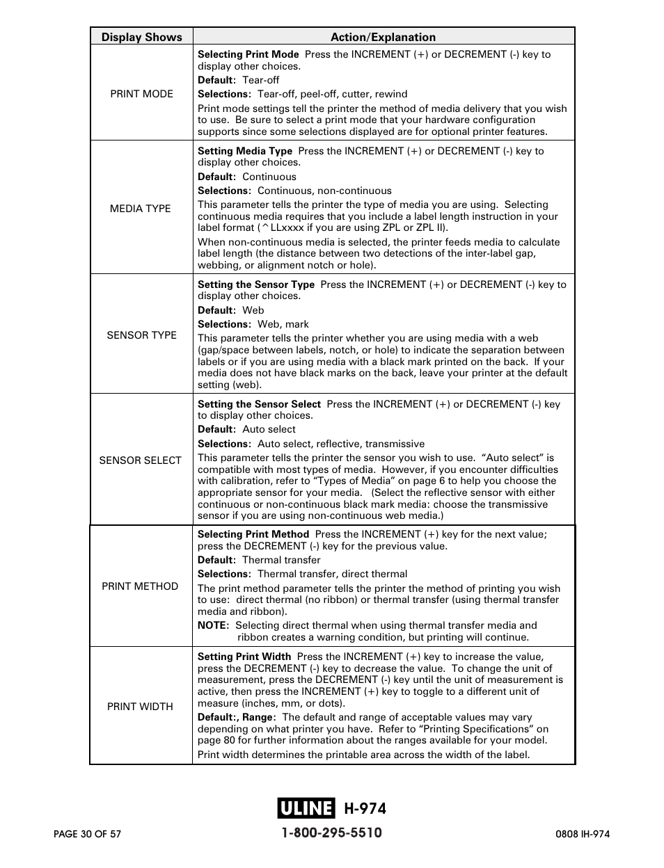 H-974, Zebra z 4m printer user’s guide 41, 42 zebra z 4m printer user’s guide | Zebra Technologies ZEBRA Z4M H-974 User Manual | Page 30 / 57