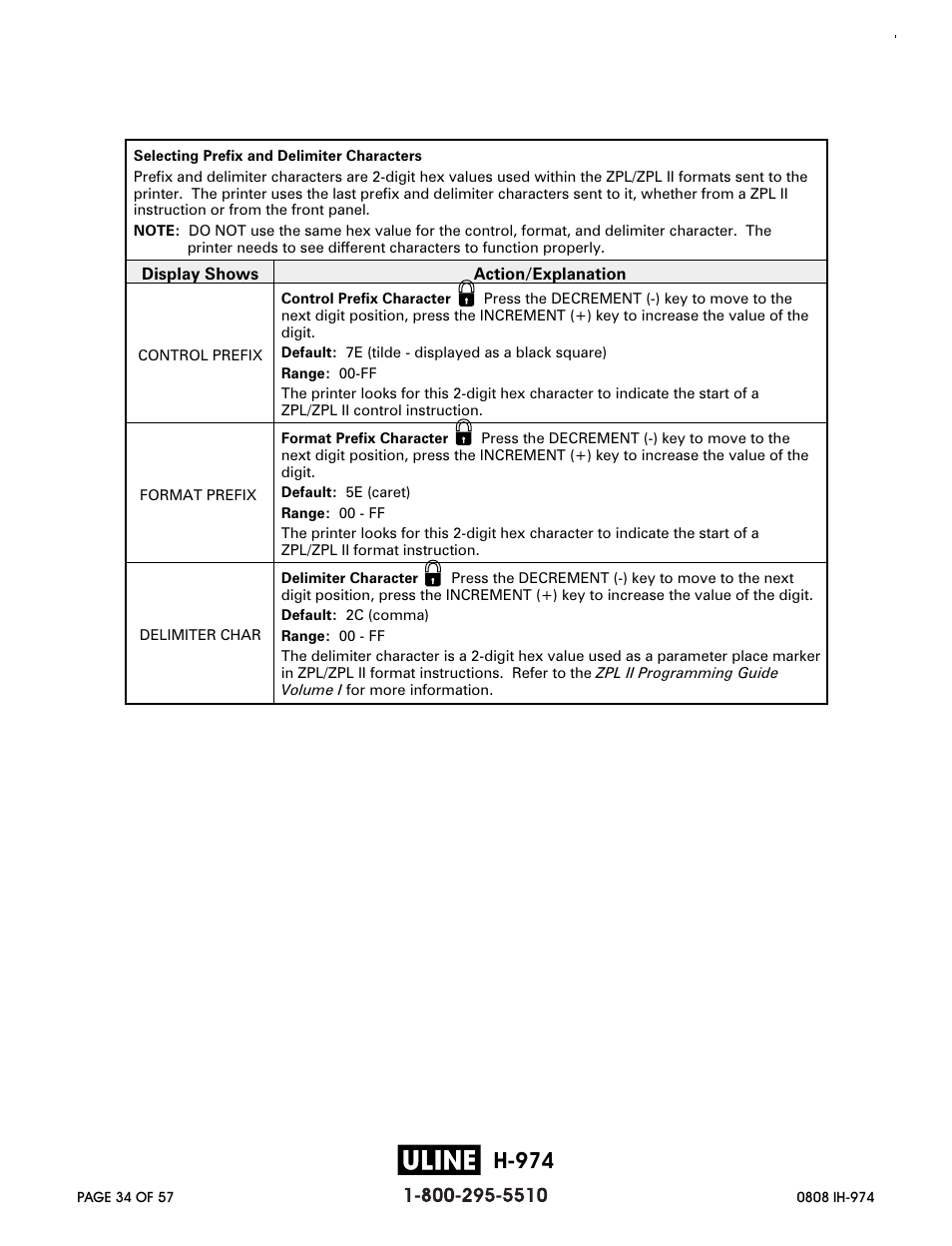 H-974, Zebra z 4m printer user’s guide 49 | Zebra Technologies ZEBRA Z4M H-974 User Manual | Page 34 / 57