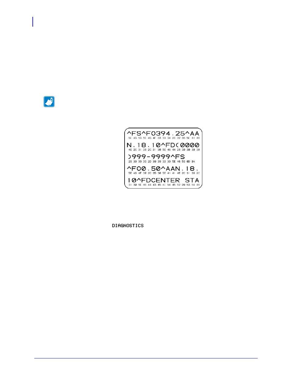 Communications diagnostics test | Zebra ZM400 User Manual | Page 128 / 146