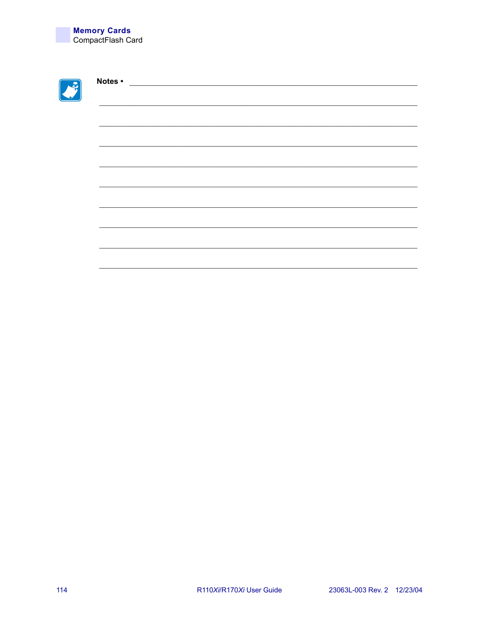 Zebra Technologies R170XiTM User Manual | Page 126 / 184