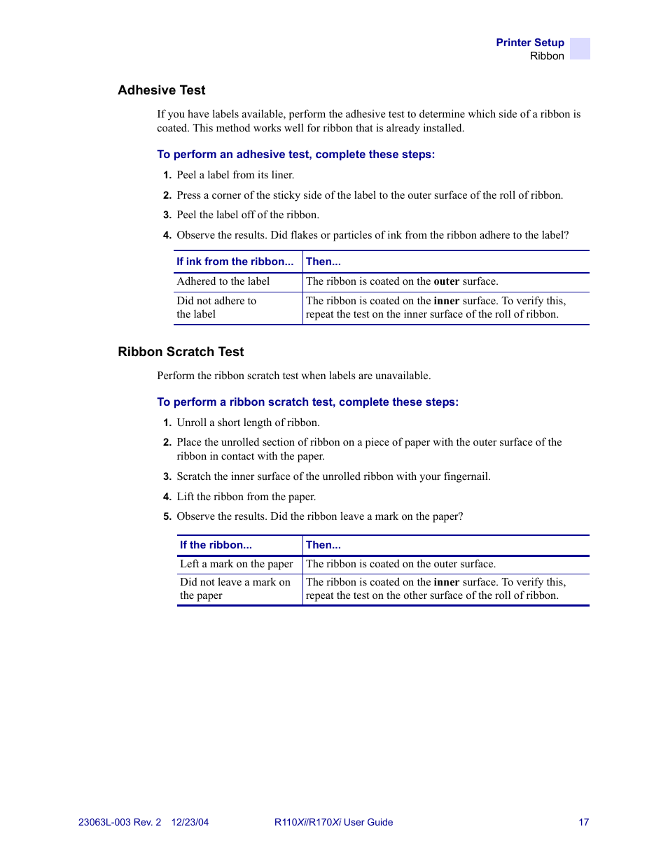 Zebra Technologies R170XiTM User Manual | Page 29 / 184