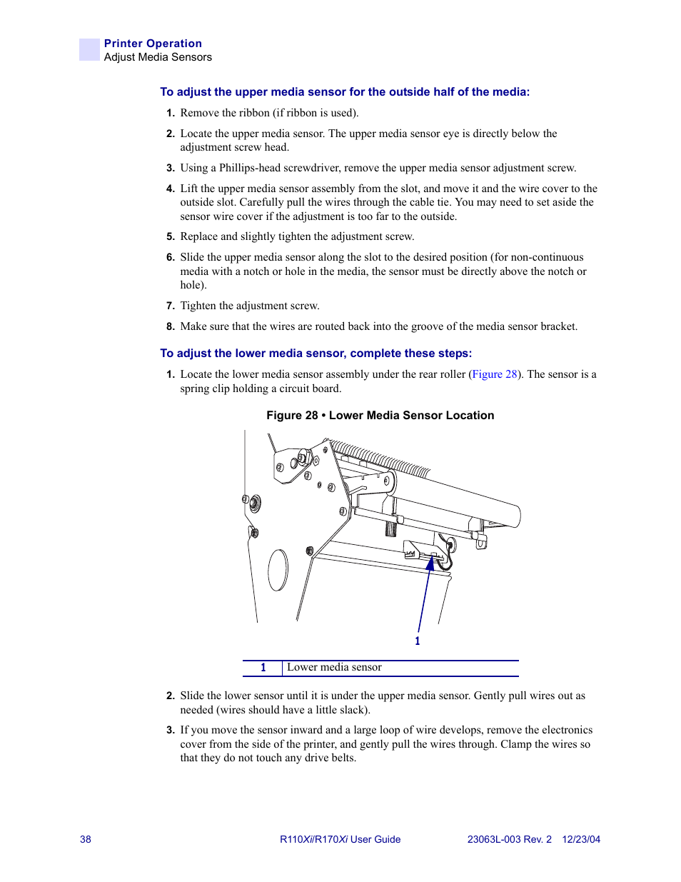 Zebra Technologies R170XiTM User Manual | Page 50 / 184