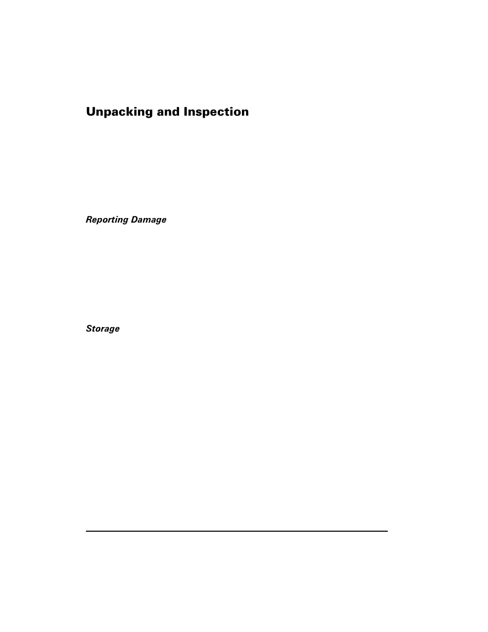 Unpacking and inspection, Reporting damage, Storage | Reporting damage storage, 8qsdfnlqj dqg ,qvshfwlrq | Zebra Technologies XiIII Series User Manual | Page 10 / 116