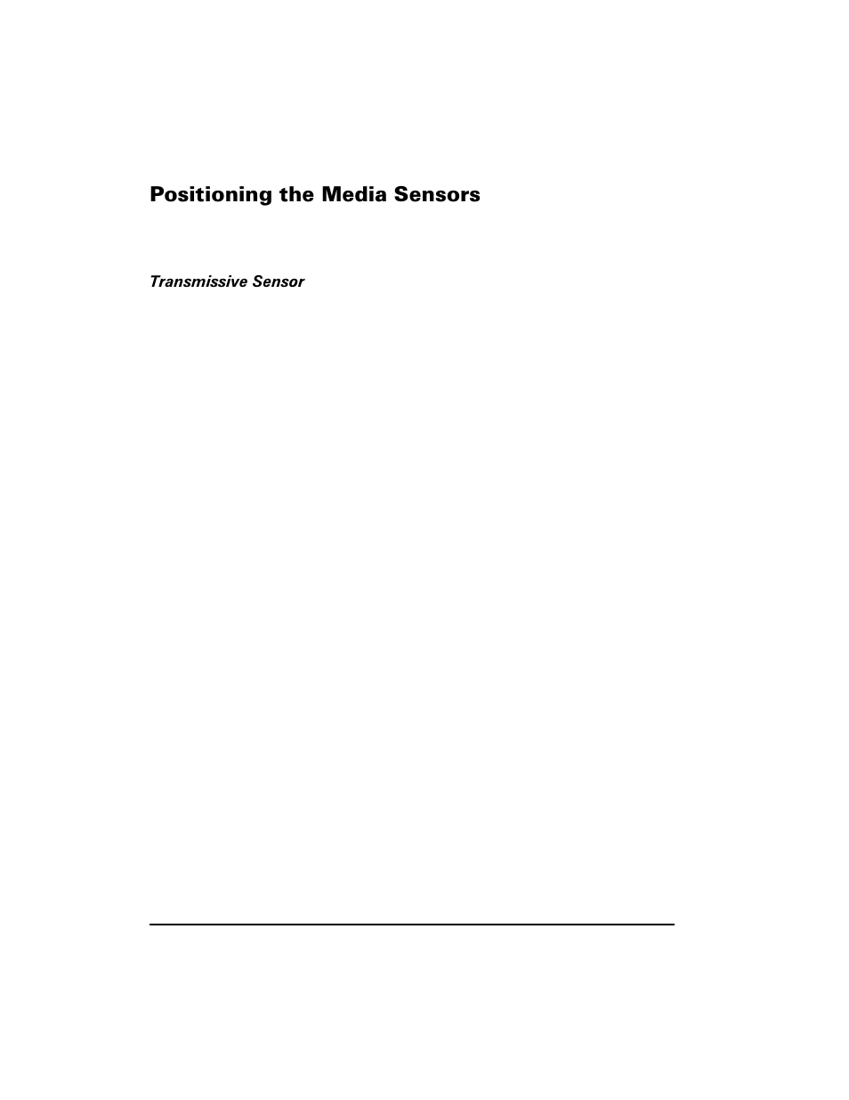 Positioning the media sensors, Transmissive sensor, 3rvlwlrqlqj wkh 0hgld 6hqvruv | Zebra Technologies XiIII Series User Manual | Page 18 / 116