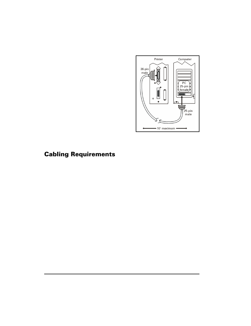 Cabling requirements, Deolqj 5htxluhphqwv | Zebra Technologies XiIII Series User Manual | Page 30 / 116