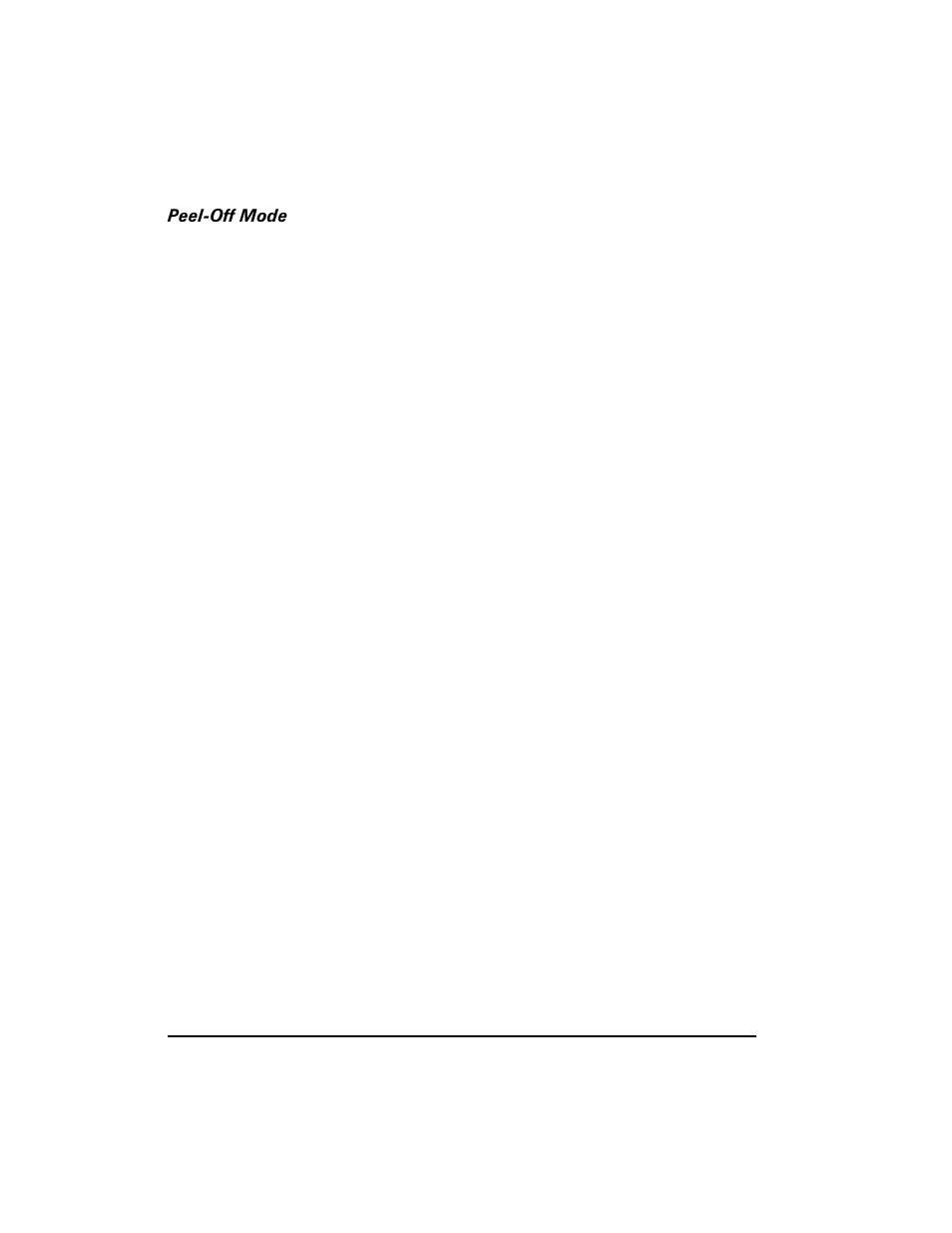 Peel-off mode | Zebra Technologies XiIII Series User Manual | Page 36 / 116