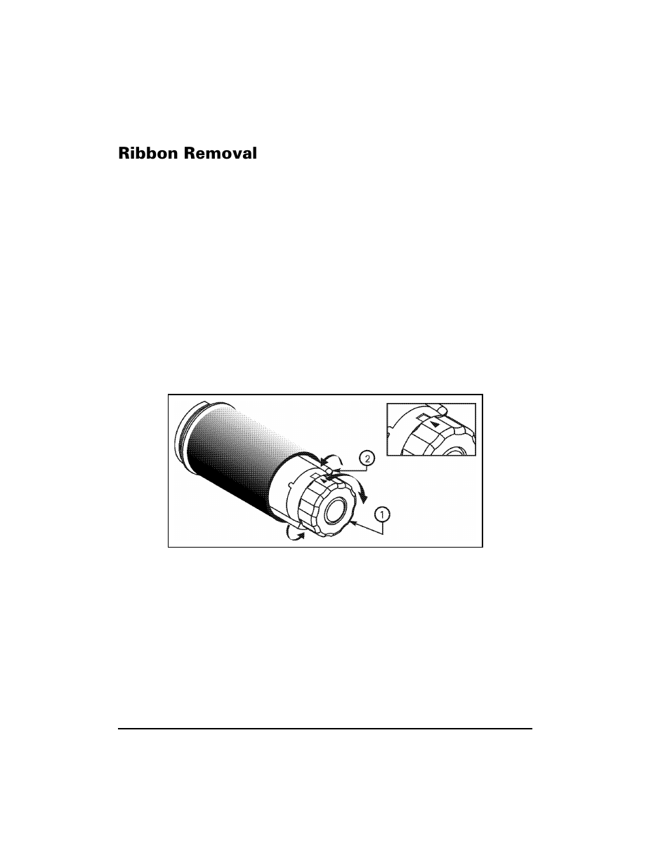 Ribbon removal, 5leerq 5hprydo | Zebra Technologies XiIII Series User Manual | Page 48 / 116