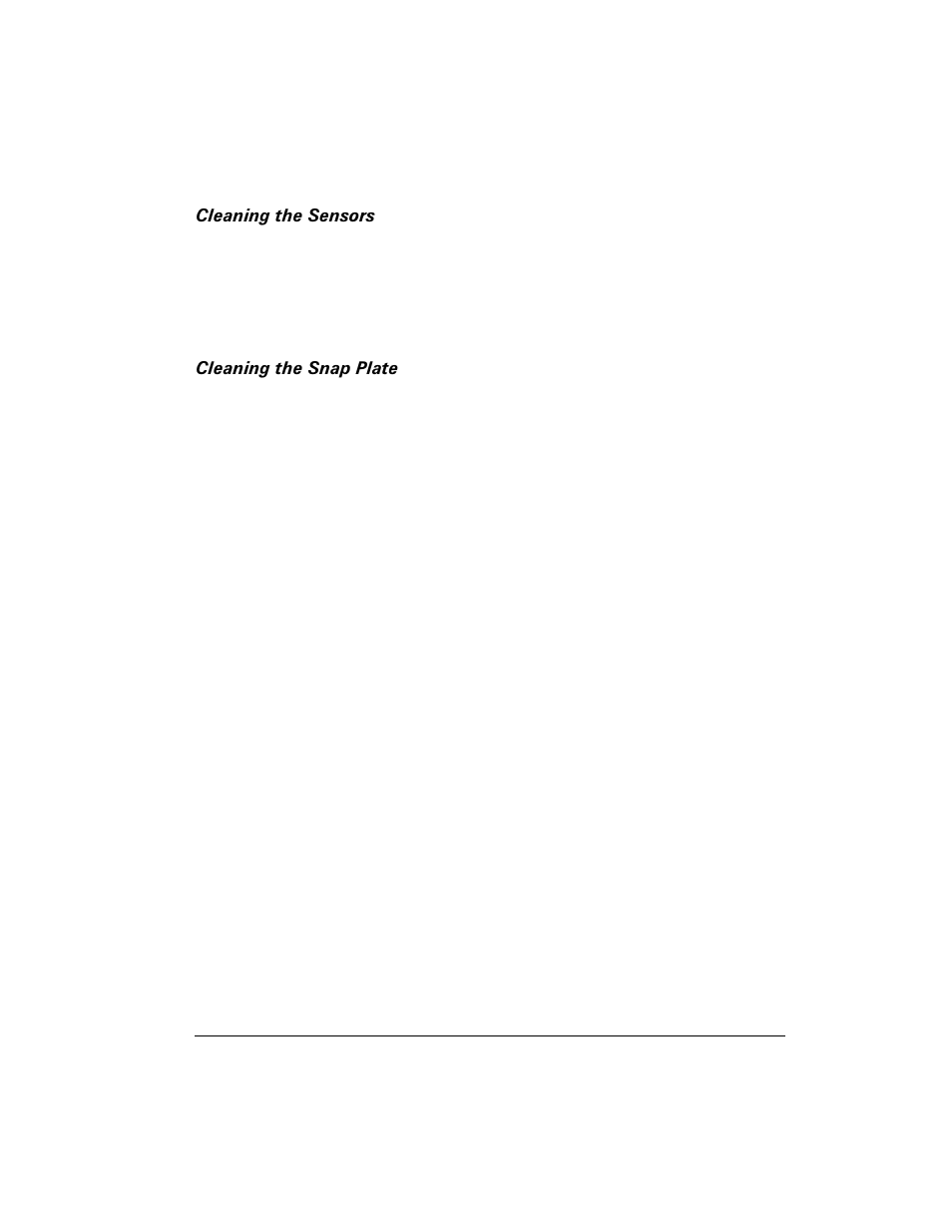 Cleaning the sensors, Cleaning the snap plate, Cleaning the sensors cleaning the snap plate | Zebra Technologies XiIII Series User Manual | Page 77 / 116