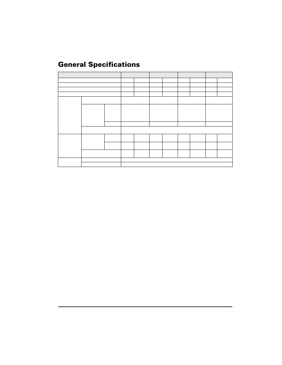 General specifications, Hqhudo 6shflilfdwlrqv, Zebra xi iii-series user’s guide 89 | Zebra Technologies XiIII Series User Manual | Page 97 / 116