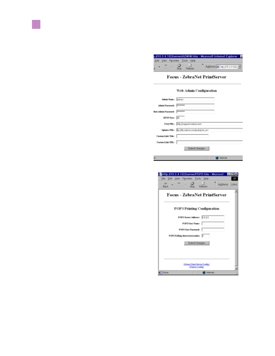 Zebra Technologies PrintServer User Manual | Page 101 / 157