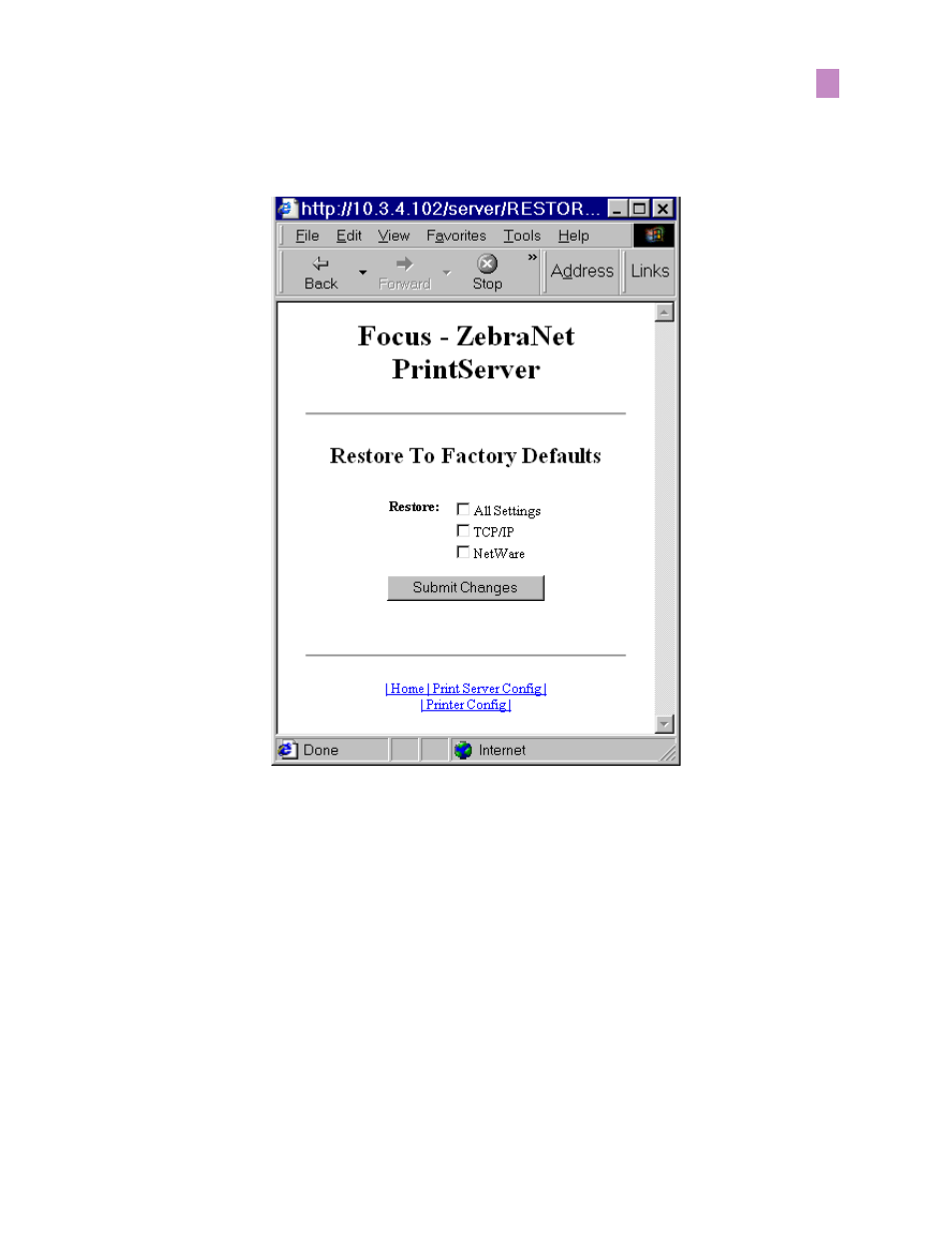 Zebra Technologies PrintServer User Manual | Page 106 / 157