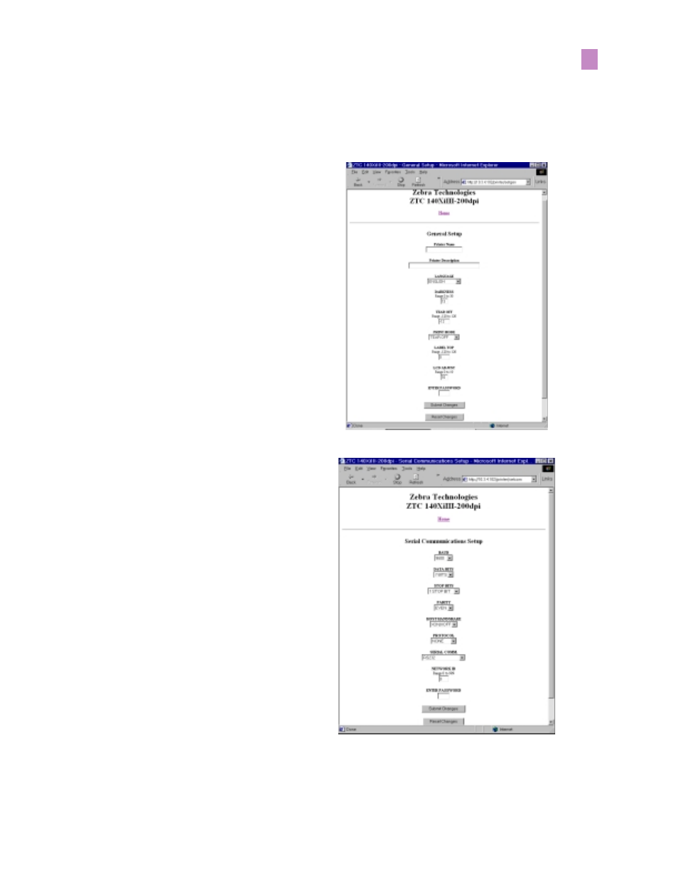 Zebra Technologies PrintServer User Manual | Page 114 / 157