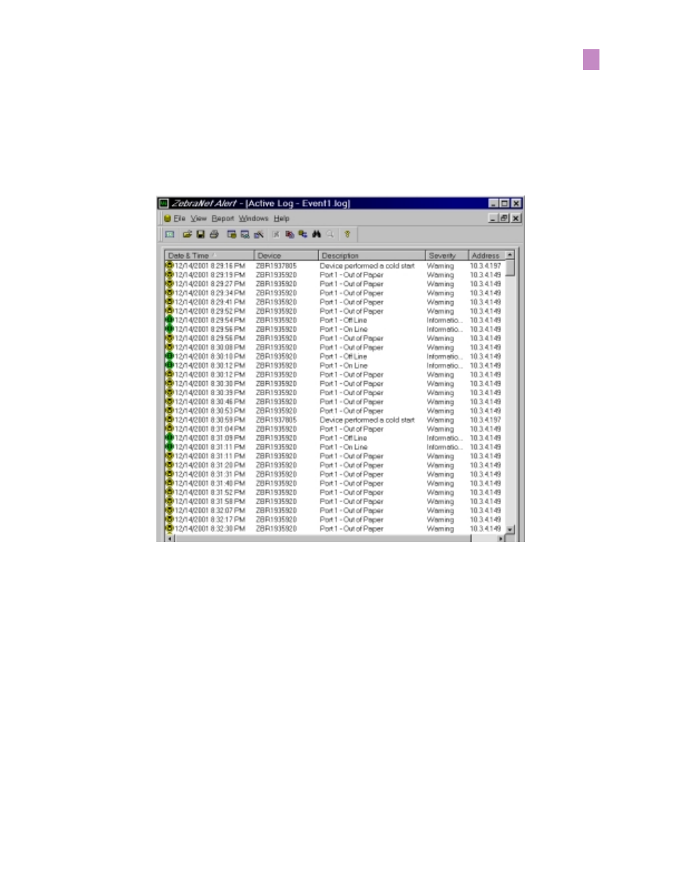 Zebralink, To view alert setup, complete these steps | Zebra Technologies PrintServer User Manual | Page 56 / 157