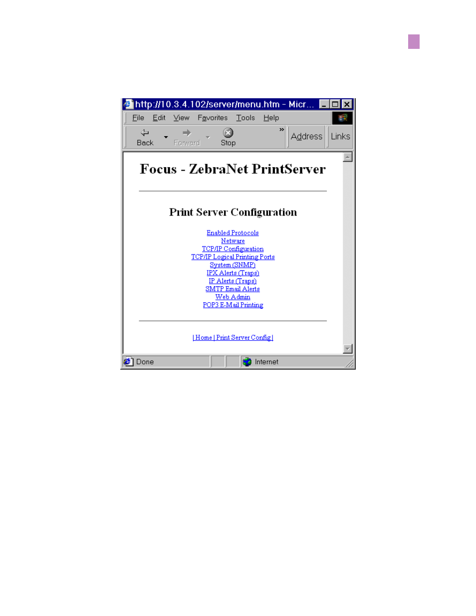 Zebra Technologies PrintServer User Manual | Page 66 / 157