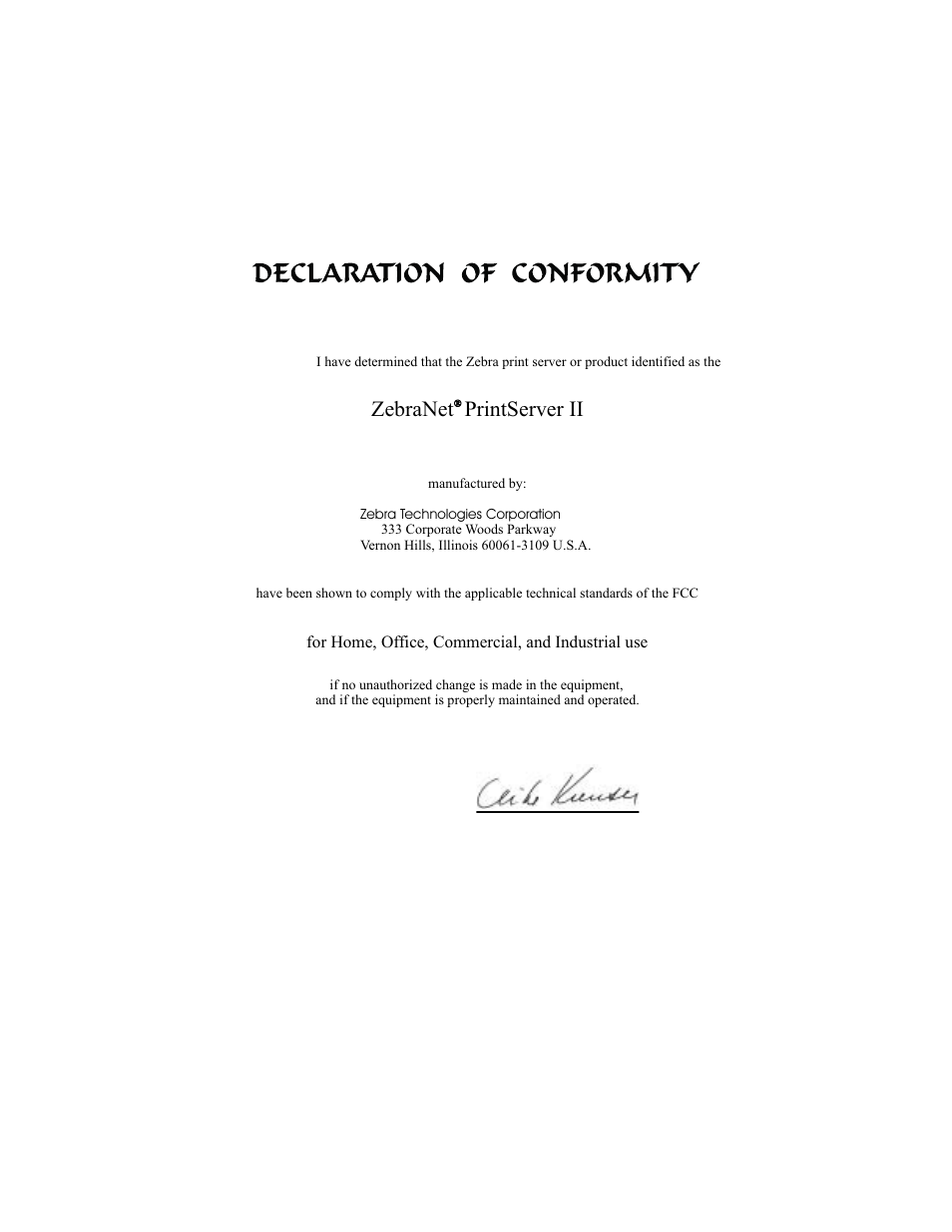 Zebranet printserver ii | Zebra Technologies PrintServer User Manual | Page 7 / 157
