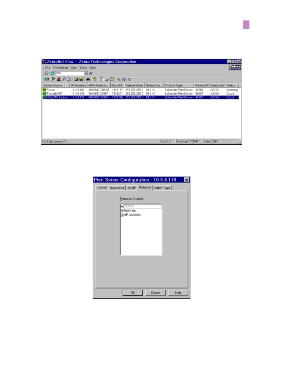 Zebra Technologies PrintServer User Manual | Page 74 / 157