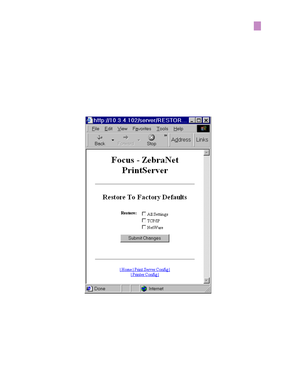 Webview | Zebra Technologies PrintServer User Manual | Page 76 / 157