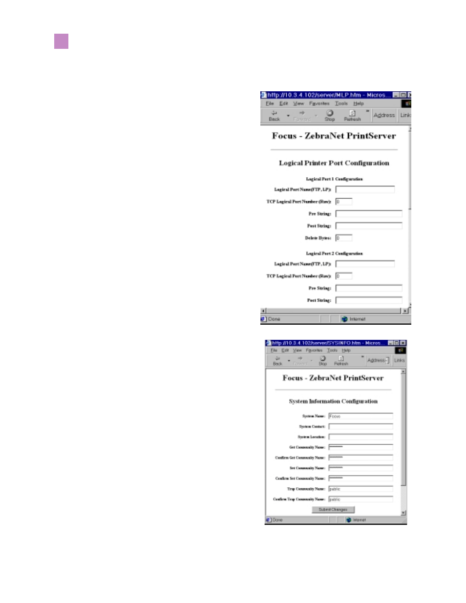 Zebra Technologies PrintServer User Manual | Page 99 / 157