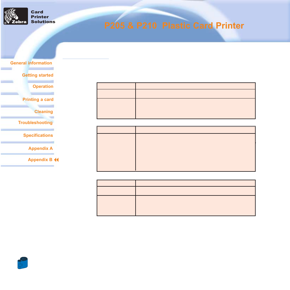 Accessories | Zebra Technologies Zebra P210i User Manual | Page 41 / 42