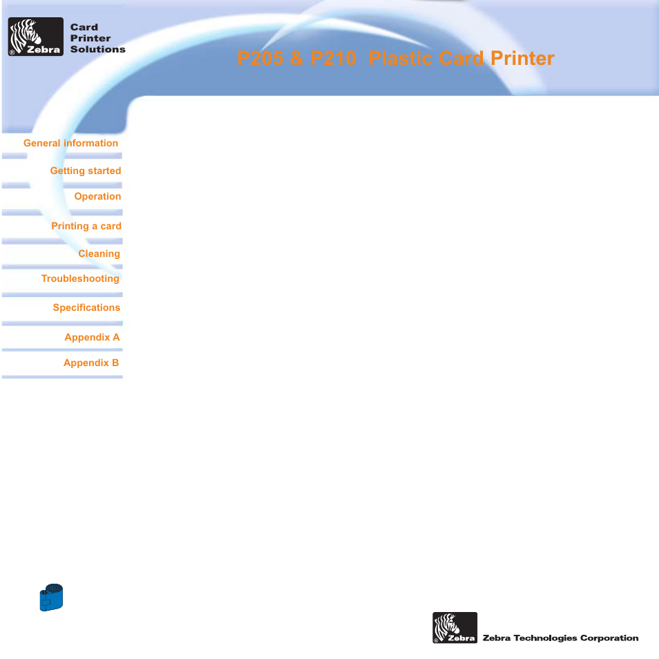 Zebra Technologies Zebra P210i User Manual | Page 42 / 42