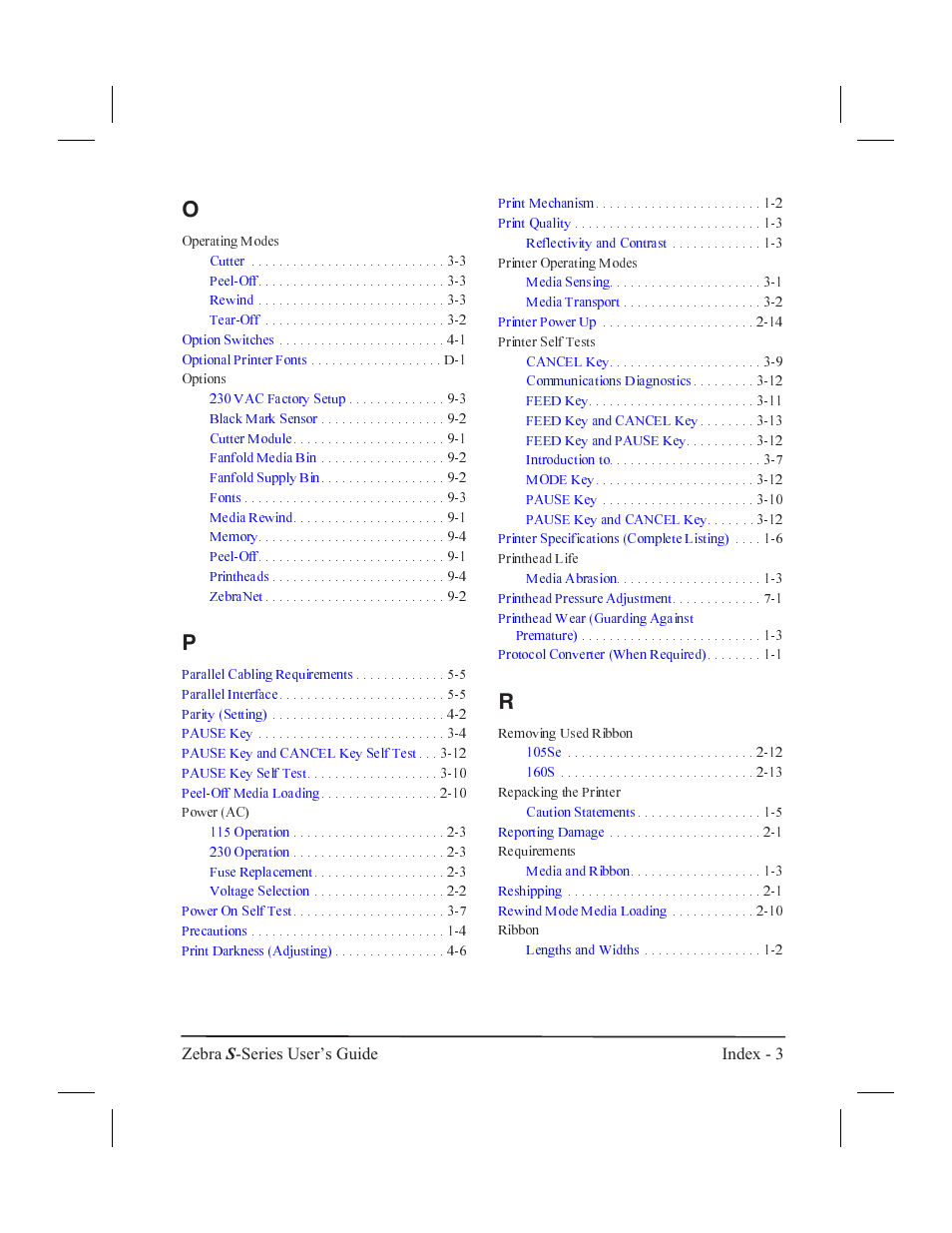 Zebra Technologies 160S User Manual | Page 104 / 106
