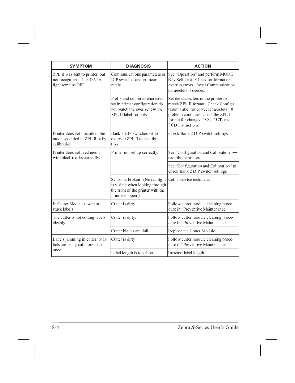 Zebra Technologies 160S User Manual | Page 79 / 106
