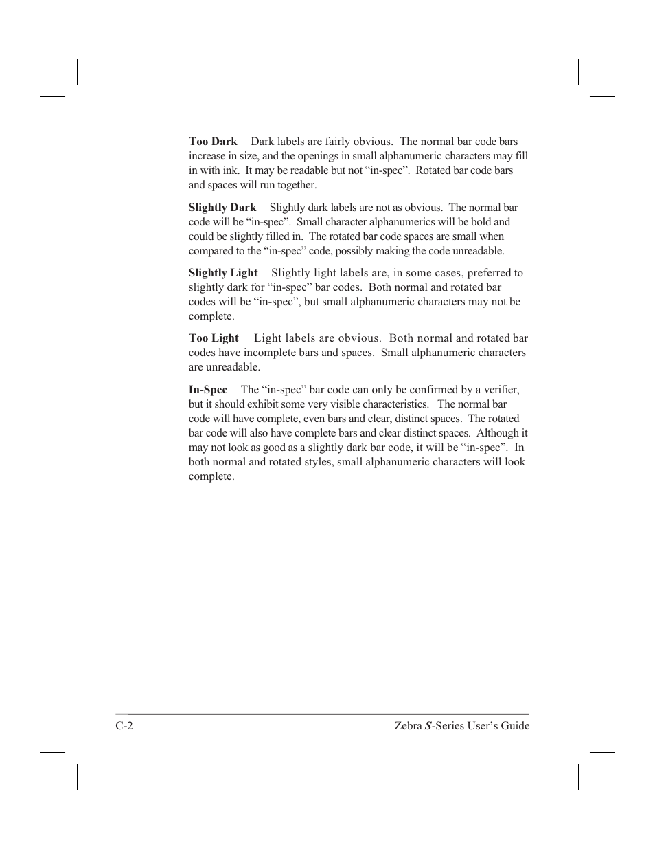 Zebra Technologies 160S User Manual | Page 91 / 106