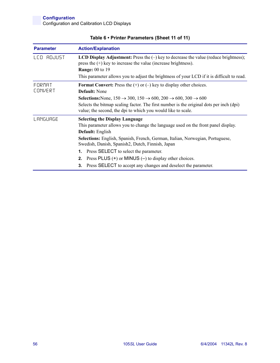 Zebra Technologies Zebra S Series 105SL User Manual | Page 80 / 130