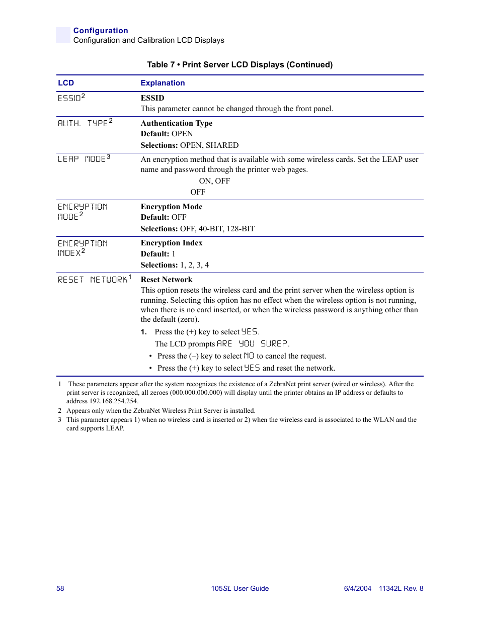 Zebra Technologies Zebra S Series 105SL User Manual | Page 82 / 130