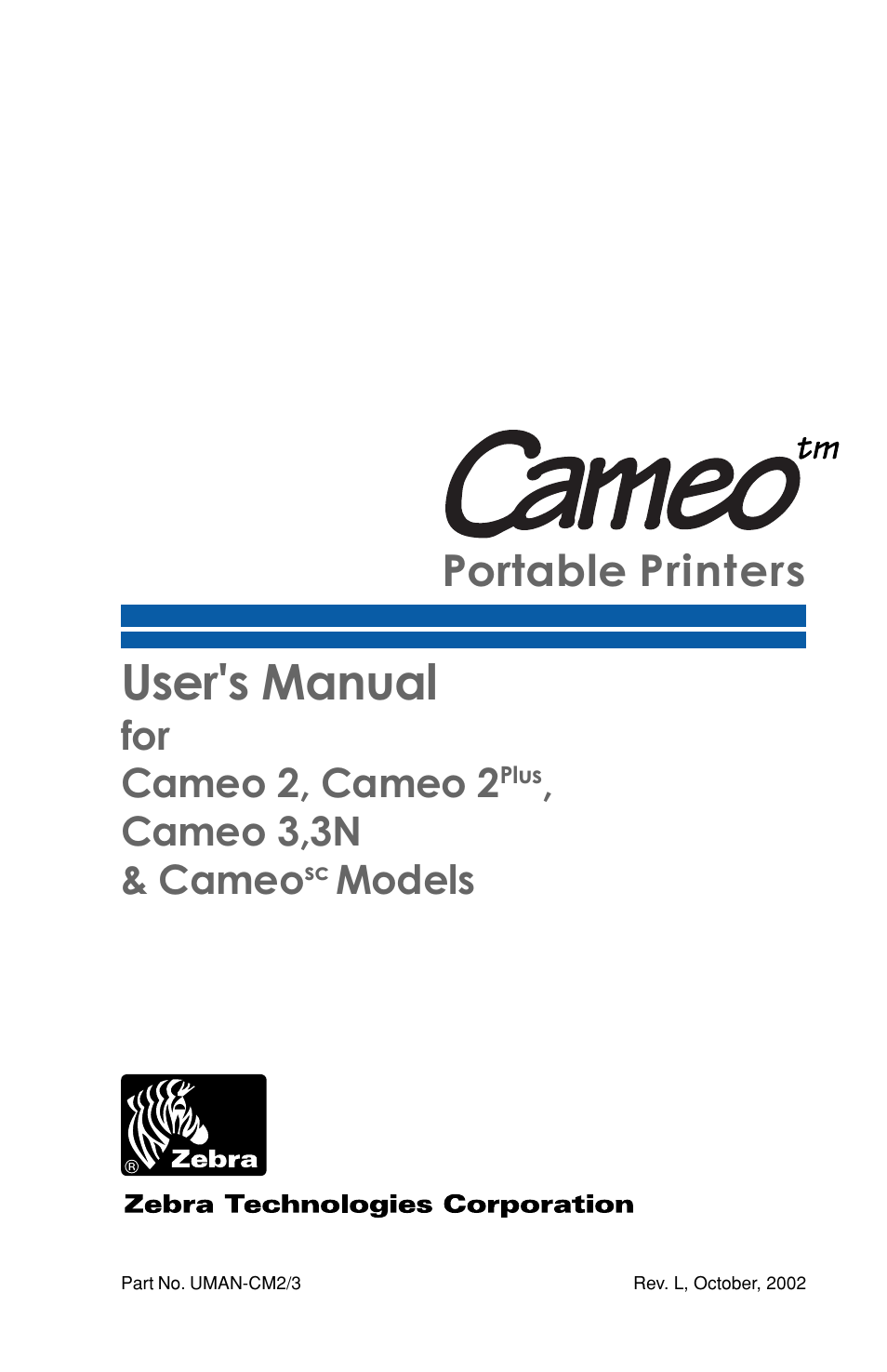 Zebra Technologies XiIIIPlus User Manual | 40 pages