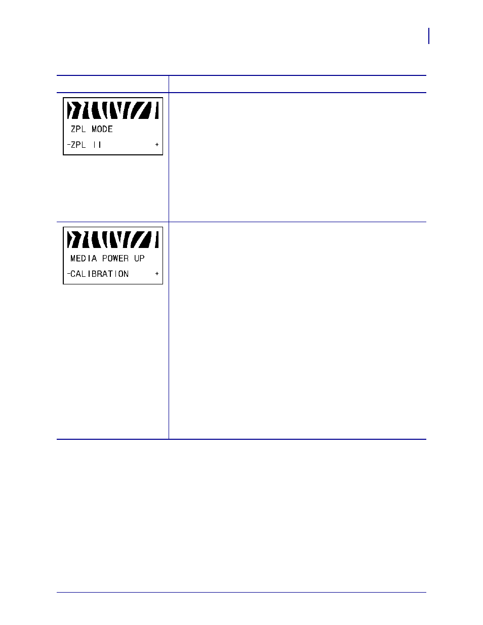 Select, Select media, Select media power-up option | Zebra Technologies ZEBRA RXI4TM User Manual | Page 105 / 190