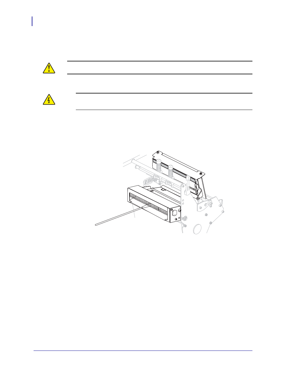 Clean the cutter | Zebra Technologies ZEBRA RXI4TM User Manual | Page 130 / 190