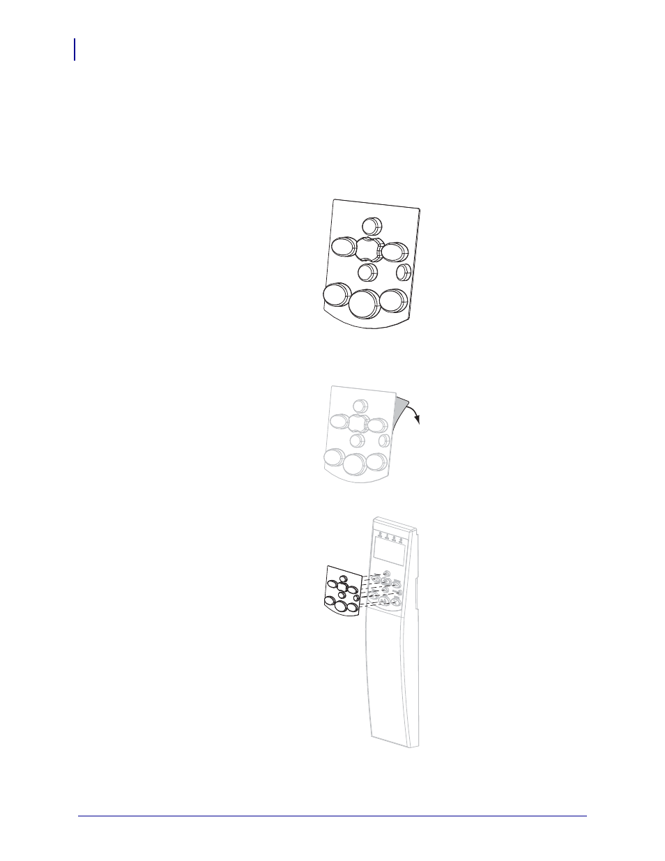 Install the control panel keypad cover | Zebra Technologies ZEBRA RXI4TM User Manual | Page 30 / 190