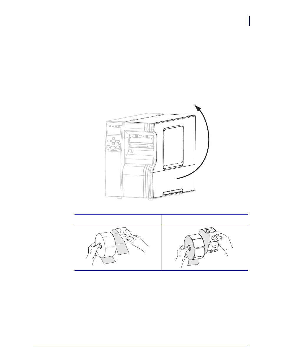 Prepare the media for loading | Zebra Technologies ZEBRA RXI4TM User Manual | Page 39 / 190