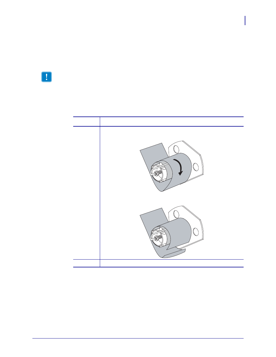 Remove media liner from the rewind spindle | Zebra Technologies ZEBRA RXI4TM User Manual | Page 67 / 190